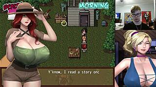 Rachel and Leslie in a werewolf threesome.