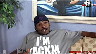 Blonde mature with big boobs enjoys street fun