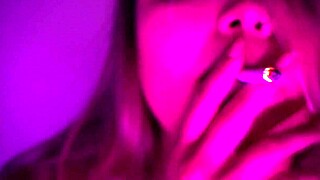 in this casual narrative, the blonde gives intense joi tutorial for masturbation