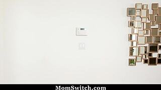 lonely milfs comfort stepsons with steamy group action