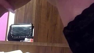 milf neighbor fingers pussy outdoors