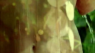 abigail mac teases with big tits while masturbating in the shower