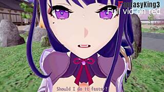 Shogun Raiden Mei Fucking in Camp Genshin Impact