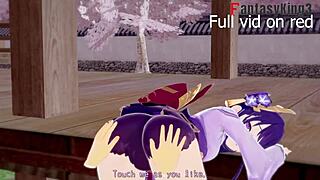 Shogun Raiden Mei Fucking in Camp Genshin Impact