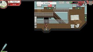 in this hentai episode, a curvy femdom fucks on the ground with big cock and toys