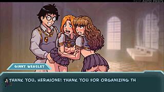 Hermione pussy in doggystyle cumshot hentai anime