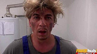 handyman fucks british ebony babe's pussy