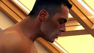 Sabrina sits in chair wearing sexy stockings, heels, and lingerie.