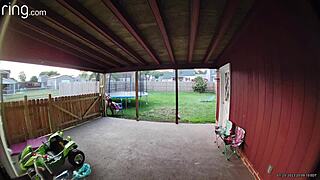 Wife Sucks and Fucks on Back Porch in Broad Daylight