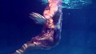 Lozhkova In See Through Shorts At The Pool, Underwater Shower!