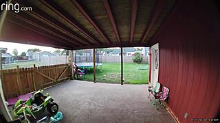 Wife Sucks and Fucks on Back Porch in Broad Daylight