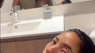 i give him a delicious blowjob while he gets ready for work -amateur couple-