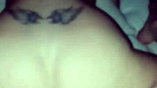 amateur rides big cock in reverse cowgirl position