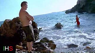 Wow! Beautiful Brunette Gets Fucked and Licked at Seaside!