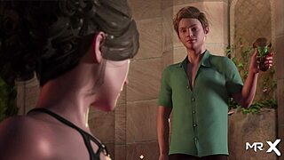 Try a seductive and steam visual novel with Nadia in the pool