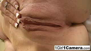 Sexy cristien interacts with camera