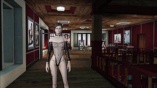 fo4 fetish mistress dominates in latex bdsm fashion with brunette anime style