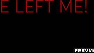 Blonde slut Natasha Starr caught riding and blowing her stepson in hardcore homemade action