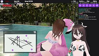 Hot tub simulator where you pretend to be a streamer.