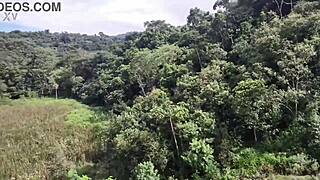 Risky sex on the street with blowjob and big ass