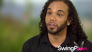 Steamy Softcore Action with Hot Black Swinger Couple