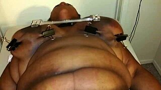 The slave submits to bdsm domination in the session