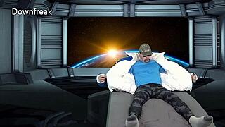 I explore orbiting planet earth in episode 2 with Canada Goose puffer jacket