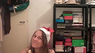 Female Slave Masturbates With Champagne!