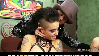 Girls share monster cock in orgy