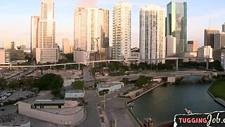 gorgeous teen 18+ strokes cock in close-up pov action