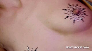 Private Com - Alexis Crystal Takes 2 Big Cocks for DP. Can She Handle It?