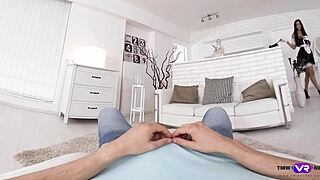 Anya Krey as the hot maid gets annihilated by a hard dick 😈