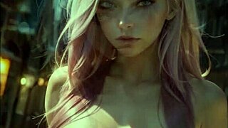 Pink Haired Girls Compilation From Ai Porn Arts 5