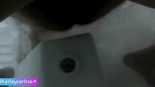 Mexican girl in jacuzzi shows big tits and squirts while getting fucked.