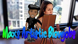 mabe7 freya delivers a super sloppy blowjob, best I've ever had.