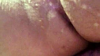 Sexy Latina milf masturbates with dildo to orgasm