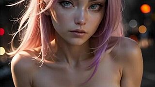 Pink Haired Girls Compilation From Ai Porn Arts 5