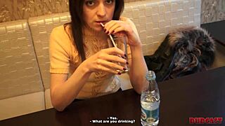 older boy convinces future model to come for a photo shoot.