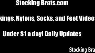 Are Our Stockings Making You Hot In Femdom Feet Fetish