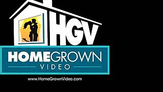 Hot blonde girlfriend says it's too big for her tiny hole