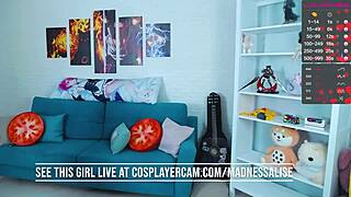 I see the beautiful stormtrooper in costume for web chat