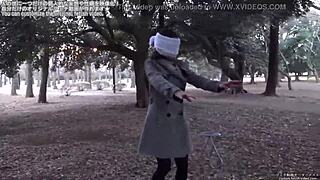 Feeling the thrill of blindfold fetish with a mask