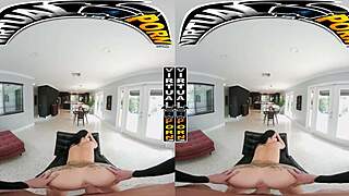 Doggystyle VR compilation featuring Reyna Delacruz, Bailey Base, Kimmy Kimm bent over.