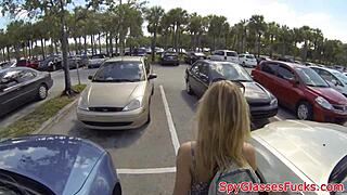 Ever Tried POV Doggy with a Eurobabe in Public?