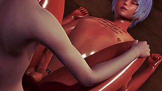 sexy femboy makes boyfriend cum multiple times in hentai.