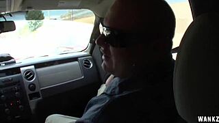 Wankz parody of storage wars features sexy brunette babe in hardcore blowjob scene.