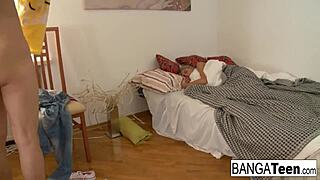 tan blonde teen 18+ wants the cum all over her pretty face