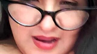 Hey, check out BBW masturbating on webcam with huge tits