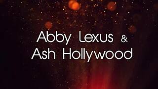 Short haired lesbians abby and lexus lick pussy by pool in california