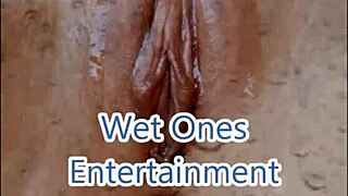 Interracial blowjob with monster cock cumshot and facial in group oral scene.